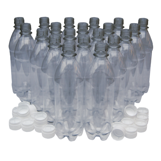 Clear Pet Bottles 500ml X20 550x550 